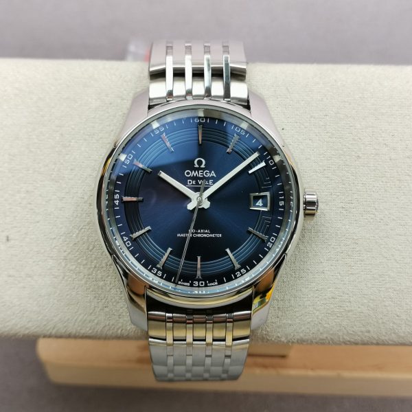 VS Factory Omega De Ville Hour Vision 41mm Blue Dial (431.33.41.21.03.001) 1:1 Super Clone – DD8500 Movement