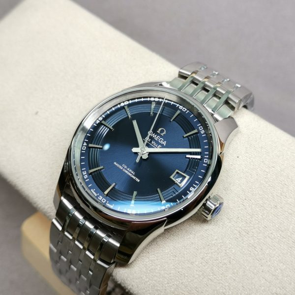 VS Factory Omega De Ville Hour Vision 41mm Blue Dial (431.33.41.21.03.001) 1:1 Super Clone – DD8500 Movement