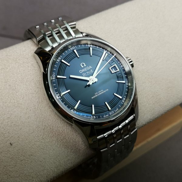 VS Factory Omega De Ville Hour Vision 41mm Blue Dial (431.33.41.21.03.001) 1:1 Super Clone – DD8500 Movement