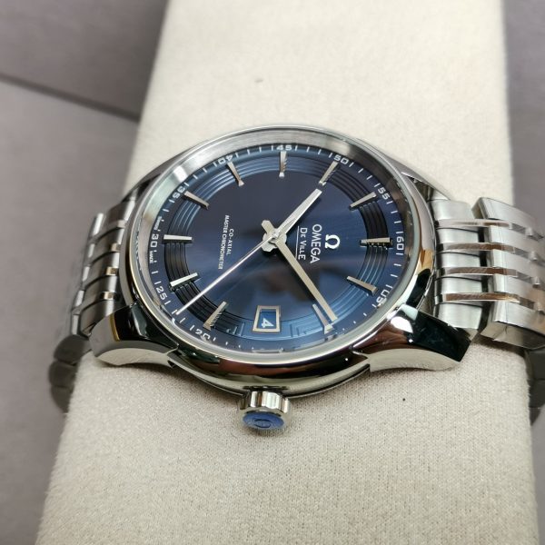 VS Factory Omega De Ville Hour Vision 41mm Blue Dial (431.33.41.21.03.001) 1:1 Super Clone – DD8500 Movement