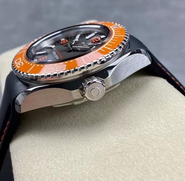 VS Factory Omega Seamaster Ultra Deep 45.5mm Orange Bezel Grey Dial (215.32.46.21.06.001) 1:1 Super Clone – DD8912 Movement