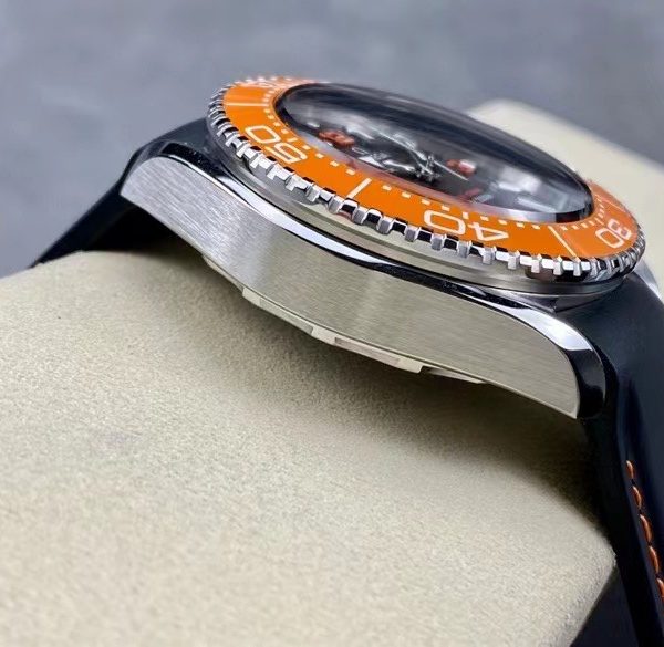 VS Factory Omega Seamaster Ultra Deep 45.5mm Orange Bezel Grey Dial (215.32.46.21.06.001) 1:1 Super Clone – DD8912 Movement