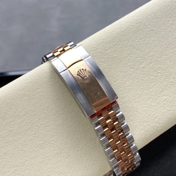 VS Factory Rolex Datejust 36mm Slate Grey Fluted Motif Dial Fluted Bezel Two-Tone Rose Gold Jubilee Bracelet (126231) 1:1 Super Clone – DD3235 Movement