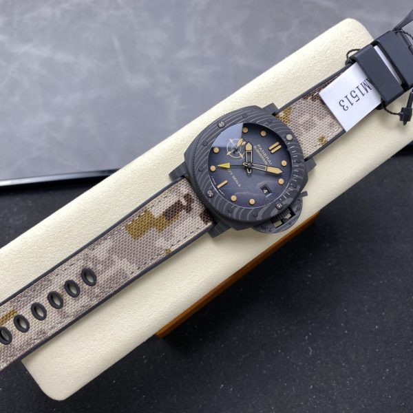 VS Factory Panerai Submersible GMT Navy SEALs Carbotech 44mm PAM01513 1:1 Super Clone – DDP.900/GMT Movement