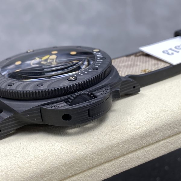 VS Factory Panerai Submersible GMT Navy SEALs Carbotech 44mm PAM01513 1:1 Super Clone – DDP.900/GMT Movement