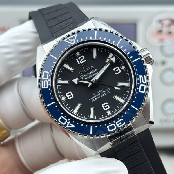 VS Factory Omega Seamaster Planet Ocean 600M 42mm Matte Black Dial Blue Ceramic Bezel with White Diving Scale(217.30.42.21.01.002) 1:1 Super Clone – Dandong 8912 Movement