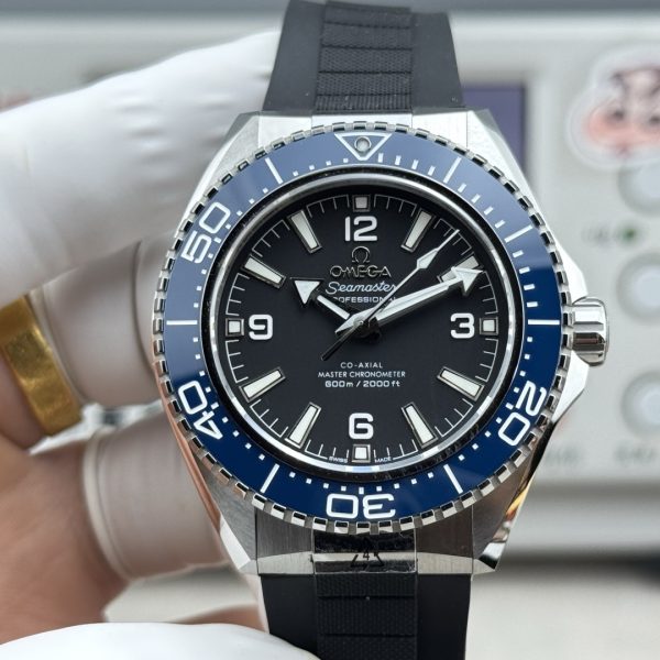 VS Factory Omega Seamaster Planet Ocean 600M 42mm Matte Black Dial Blue Ceramic Bezel with White Diving Scale(217.30.42.21.01.002) 1:1 Super Clone – Dandong 8912 Movement