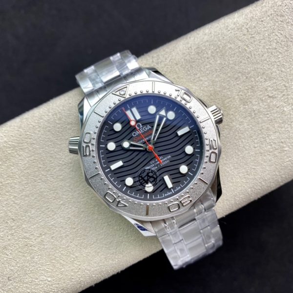 VS Factory Omega Seamaster Diver 300M “Nekton Edition” 42mm Black Wave Dial Titanium Bezel Stainless Steel Bracelet (210.30.42.20.01.002) 1:1 Super Clone – DD8806 Movement