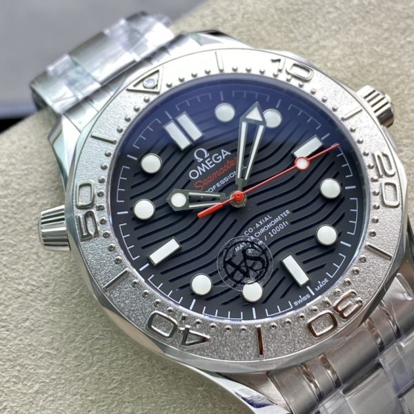 VS Factory Omega Seamaster Diver 300M “Nekton Edition” 42mm Black Wave Dial Titanium Bezel Stainless Steel Bracelet (210.30.42.20.01.002) 1:1 Super Clone – DD8806 Movement