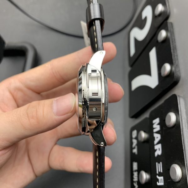 VS Factory Panerai Luminor Marina 1950 Matte Black Dial Luminous Arabic Numerals Black Calfskin Leather StrapPAM00359 1:1 Super Clone – DDP.9000 Movement