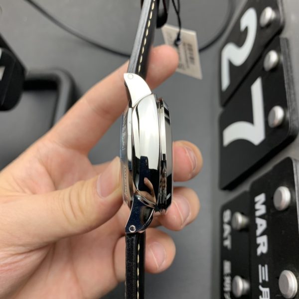 VS Factory Panerai Luminor Marina 1950 Matte Black Dial Luminous Arabic Numerals Black Calfskin Leather StrapPAM00359 1:1 Super Clone – DDP.9000 Movement