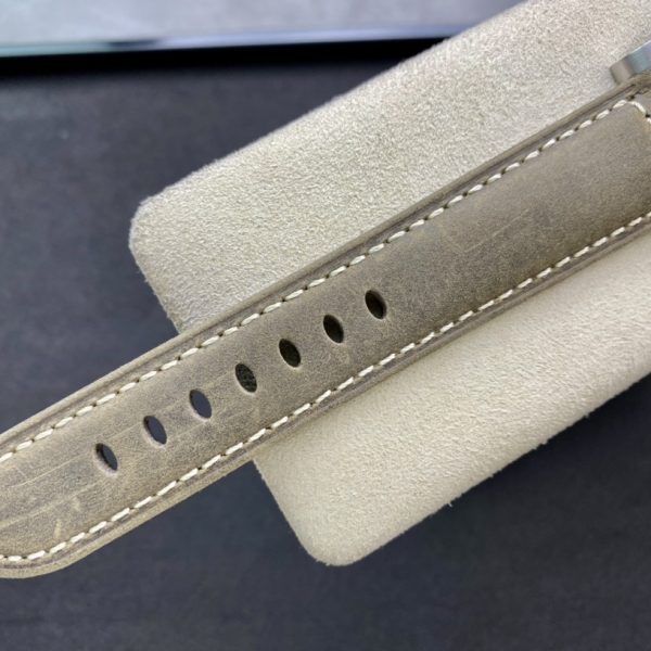 VS Factory Panerai Luminor Marina 42mm White Dial Luminous Arabic Numerals Green Leather Strap Smooth Bezel(PAM01394) 1:1 Super Clone – DDP.9010 Movement