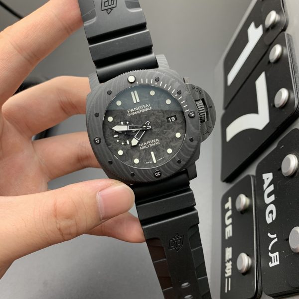 VS Factory Panerai Submersible Marina Militare Carbotech 47mm PAM00979 1:1 Super Clone – DDP.9010 Movement