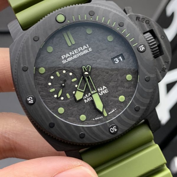 VS Factory Panerai Submersible Marina Militare Carbotech 47mm PAM00961 “COMSUBIN” 1:1 Super Clone – DDP.9010 Movement