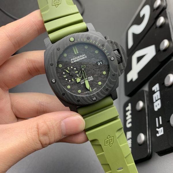 VS Factory Panerai Submersible Marina Militare Carbotech 47mm PAM00961 “COMSUBIN” 1:1 Super Clone – DDP.9010 Movement