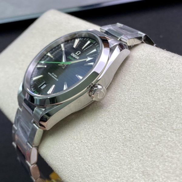 VS Factory Omega Seamaster Aqua Terra 150M 41mm Black Horizontal Teak Dial Green Seconds Hand Stainless Steel Bracelet (231.10.42.21.01.004) 1:1 Super Clone – DD8900 Movement