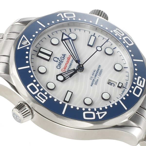 VS Factory Omega Seamaster Diver 300M 42mm White Dial Blue Bezel (210.30.42.20.04.002) 1:1 Super Clone – DD8800 Movement
