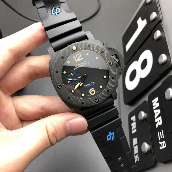 VS Factory Panerai Submersible 1950 Carbotech 47mm PAM00616 1:1 Super Clone – DDP.9000 Movement