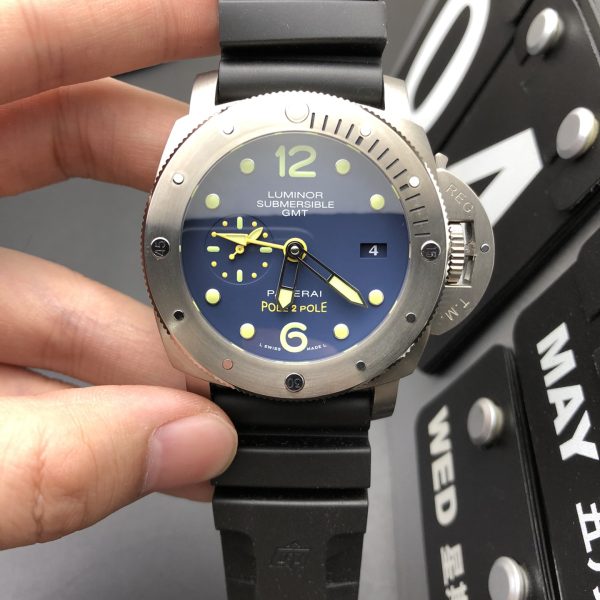 VS Factory Panerai Submersible GMT “Pole2Pole” 47mm PAM00719 1:1 Super Clone – DDP.9001 Movement