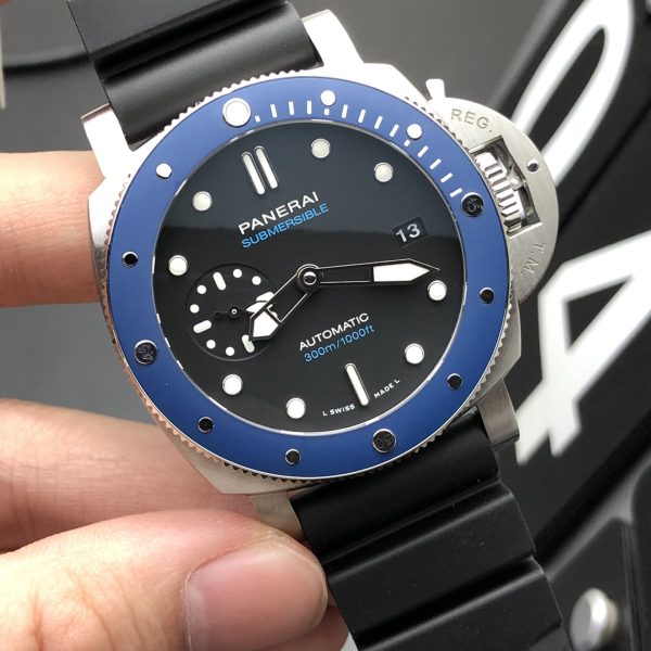 VS Factory Panerai Submersible “Azzurro” 42mm PAM01209 1:1 Super Clone – DDP.900 Movement