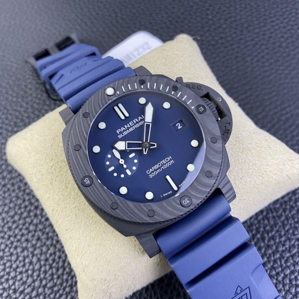 VS Factory Panerai Submersible Carbotech 44mm Blue Dial (PAM01232) 1:1 Super Clone – DDP.9000 Movement