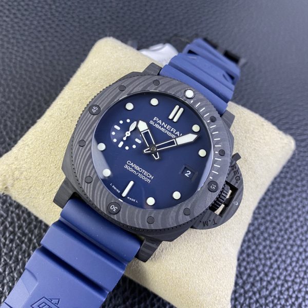 VS Factory Panerai Submersible Carbotech 44mm Blue Dial (PAM01232) 1:1 Super Clone – DDP.9000 Movement