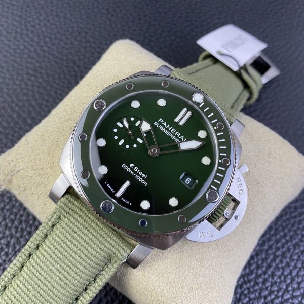 VS Factory Panerai Submersible QuarantaQuattro 44mm Gradient Green Dial (PAM01287) 1:1 Super Clone – DDP.900 Movement