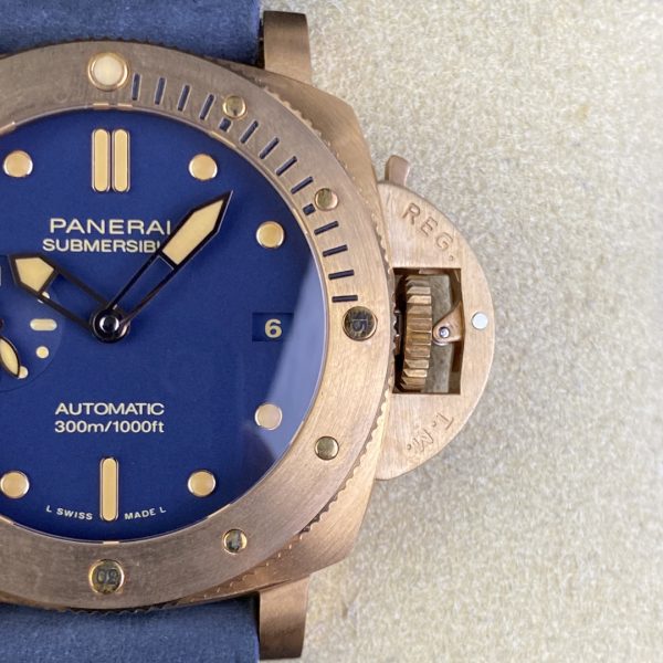 VS Factory Panerai Submersible Bronzo “Blu Abisso” 42mm PAM01074 1:1 Super Clone – DDP.900 Movement