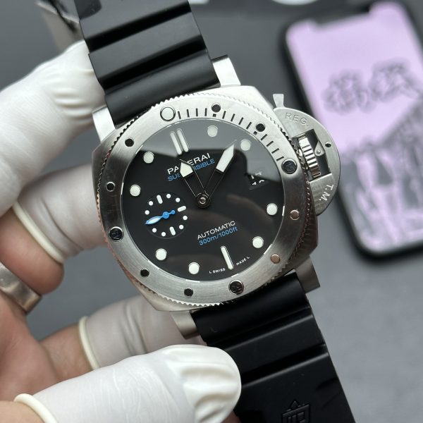 VS Factory Panerai Submersible QuarantaQuattro 44mm Black/Blue PAM01229 1:1 Super Clone – DDP.900 Movement