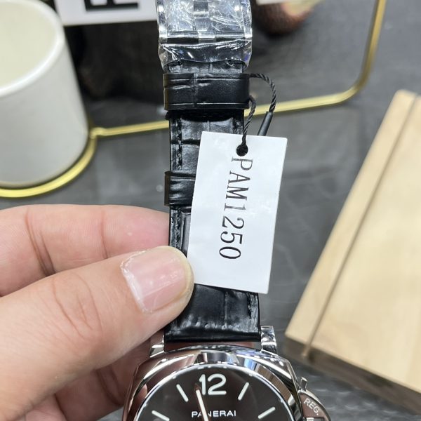 VS Factory Panerai Luminor Due 42mm Grey Dial Black Leather Strap Smooth Bezel(PAM01250)1:1 Super Clone – DDP.900 Movement