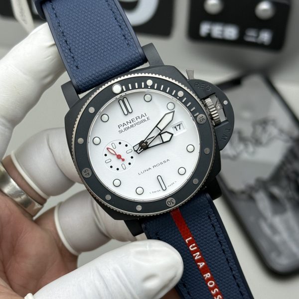 VS Factory Panerai Submersible QuarantaQuattro Luna Rossa Ti-Ceramitech 44mm PAM01543 1:1 Super Clone – DDP.900 Movement
