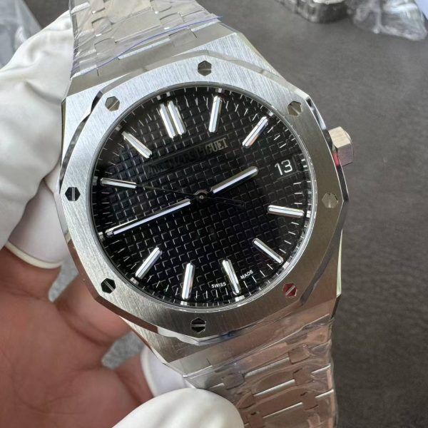 VS Factory Audemars Piguet Royal Oak 41mm Black Dial (15510ST) 1:1 Super Clone – DD4302 Movement