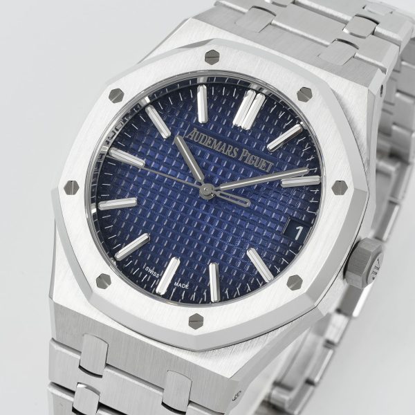 VS Factory Audemars Piguet Royal Oak 41mm White Gold Smoked Blue Dial (15510BC) 1:1 Super Clone – DD4302 Movement
