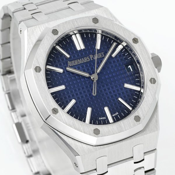VS Factory Audemars Piguet Royal Oak 41mm White Gold Smoked Blue Dial (15510BC) 1:1 Super Clone – DD4302 Movement
