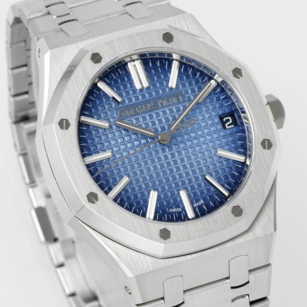 VS Factory Audemars Piguet Royal Oak 41mm White Gold Gradient Smoked Blue Dial (15510BC) 1:1 Super Clone – DD4302 Movement
