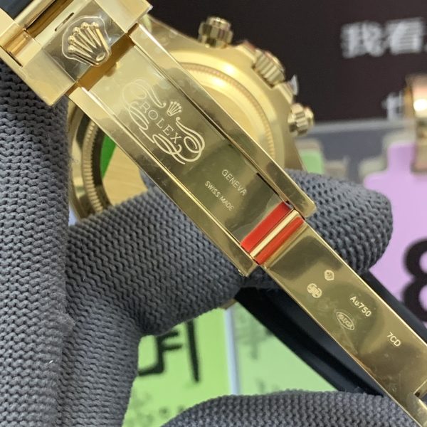 VS Factory Rolex Cosmograph Daytona 40mm “Pikachu” Champagne Dial Yellow Gold Rubber Strap (126518LN) 1:1 Super Clone – DD4131 Movement