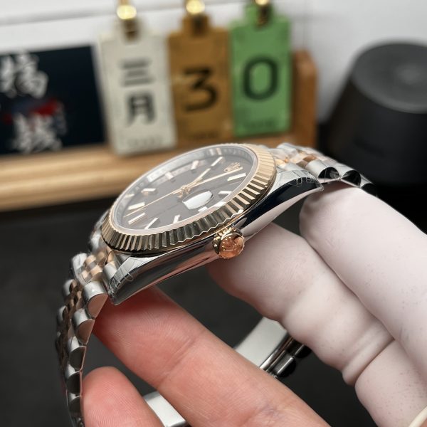 VS Factory (VSF) Rolex Datejust 41 126331 “Chocolate Dial” Two-Tone Everose Gold 1:1 Super Clone – DD3235 Movement