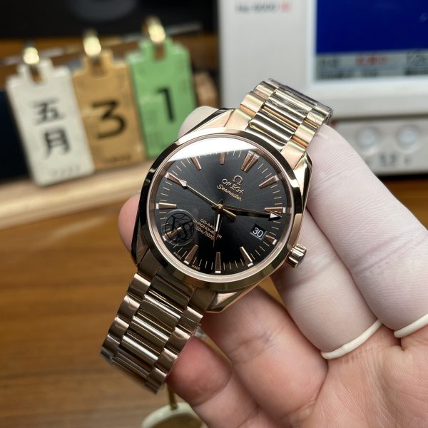 VS Factory Omega Seamaster Aqua Terra 150M 41.5mm Full Red Gold Grey Dial (231.50.42.21.06.002) 1:1 Super Clone – DD8500 Movement
