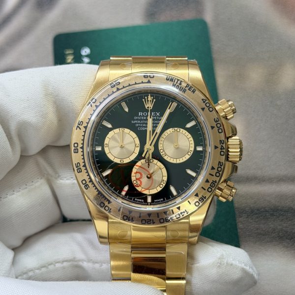 VS Factory Rolex Cosmograph Daytona 40mm Green Dial Yellow Gold(126508) 1:1 Super Clone – DD4131 Movement