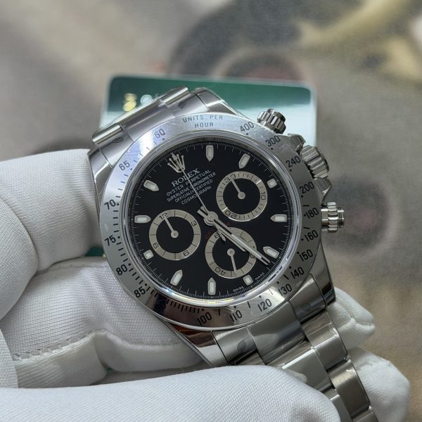 VS Factory Rolex Cosmograph Daytona 40mm Black Dial (116520) 1:1 Super Clone – DD4130 Movement