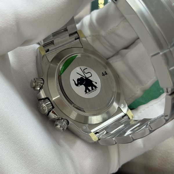 VS Factory Rolex Cosmograph Daytona 40mm Platinum Ice Blue Baguette Diamond Dial (116506) 1:1 Super Clone – DD4130 Movement
