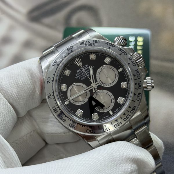 VS Factory Rolex Cosmograph Daytona 40mm Black Diamond Dial (126509) 1:1 Super Clone – DD4131 Movement