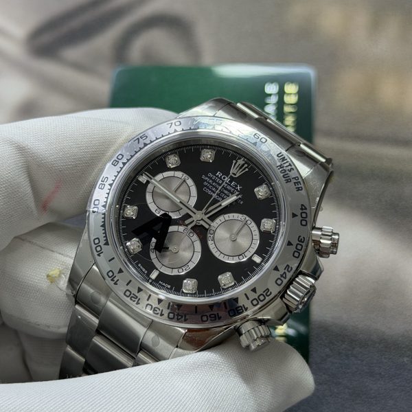 VS Factory Rolex Cosmograph Daytona 40mm Black Diamond Dial (126509) 1:1 Super Clone – DD4131 Movement