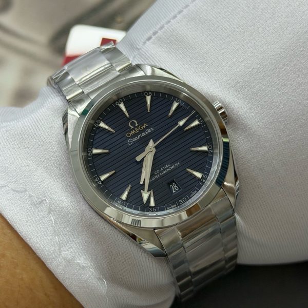 VS Factory OMEGA Seamaster Aqua Terra 150M 38mm Blue Teak Dial (220.10.38.20.03.001) 1:1 Super Clone – DD8800 Movement