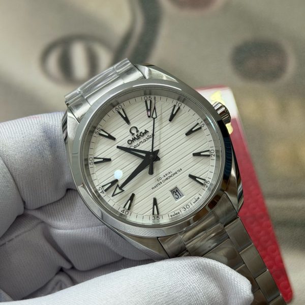 VS Factory OMEGA Seamaster Aqua Terra 150M 38mm White Teak Dial (220.10.38.20.02.001) 1:1 Super Clone – DD8800 Movement