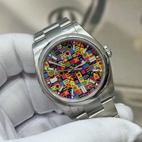 VS Factory Rolex Oyster Perpetual 36 Multicolour Dial Smooth Bezel Oyster Bracelet(126000) 1:1 Super Clone – DD3230 Movement