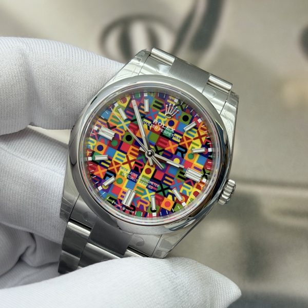 VS Factory Rolex Oyster Perpetual 36 Multicolour Dial Smooth Bezel Oyster Bracelet(126000) 1:1 Super Clone – DD3230 Movement