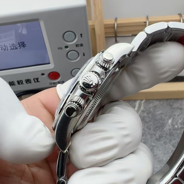 VS Factory Rolex Cosmograph Daytona 40mm “Panda” White Dial Exhibition Caseback (126502LN) 1:1 Super Clone – DD4131 Movement