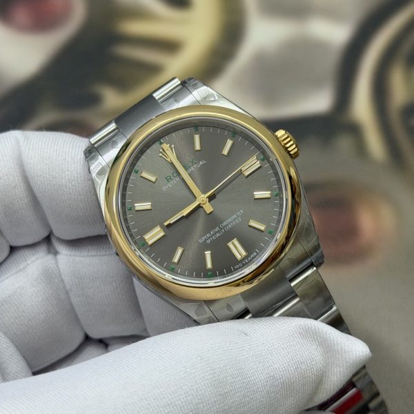 VS Factory Rolex Oyster Perpetual 36 Gradient Green Dial “100 Years” Edition (136003) 1:1 Super Clone – DD3230 Movement