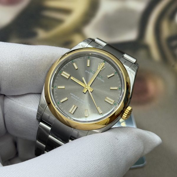 VS Factory Rolex Oyster Perpetual 36 Gradient Green Dial “100 Years” Edition (136003) 1:1 Super Clone – DD3230 Movement